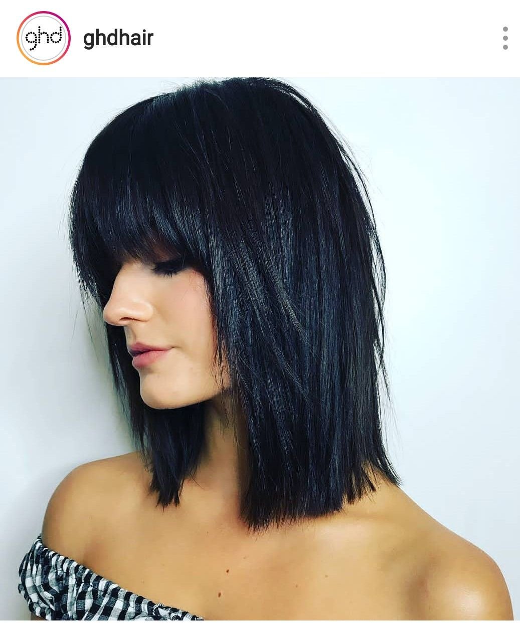 Стрижка Каскад- Шегги на темные волосы