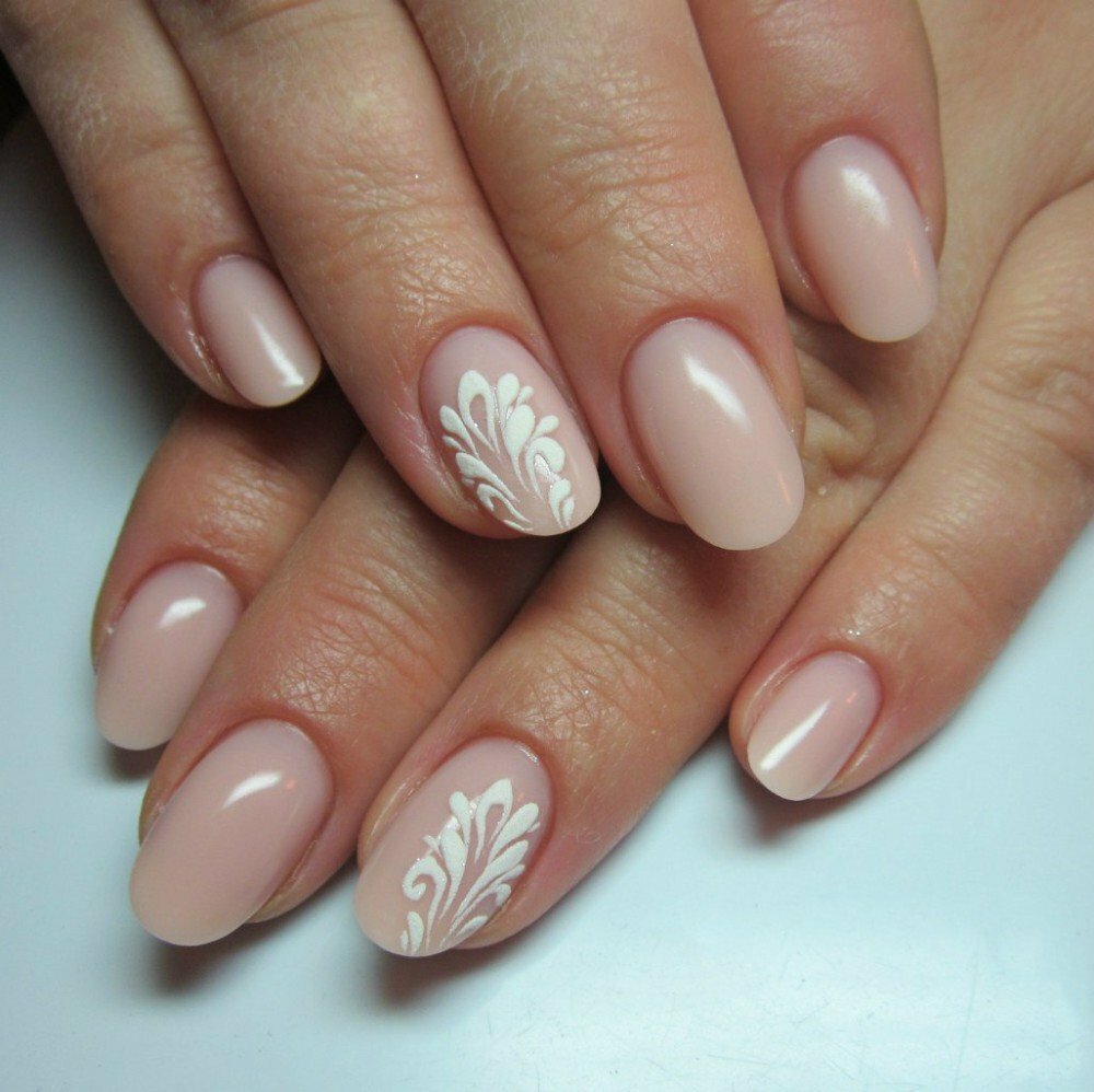 Короткие овальные ногти