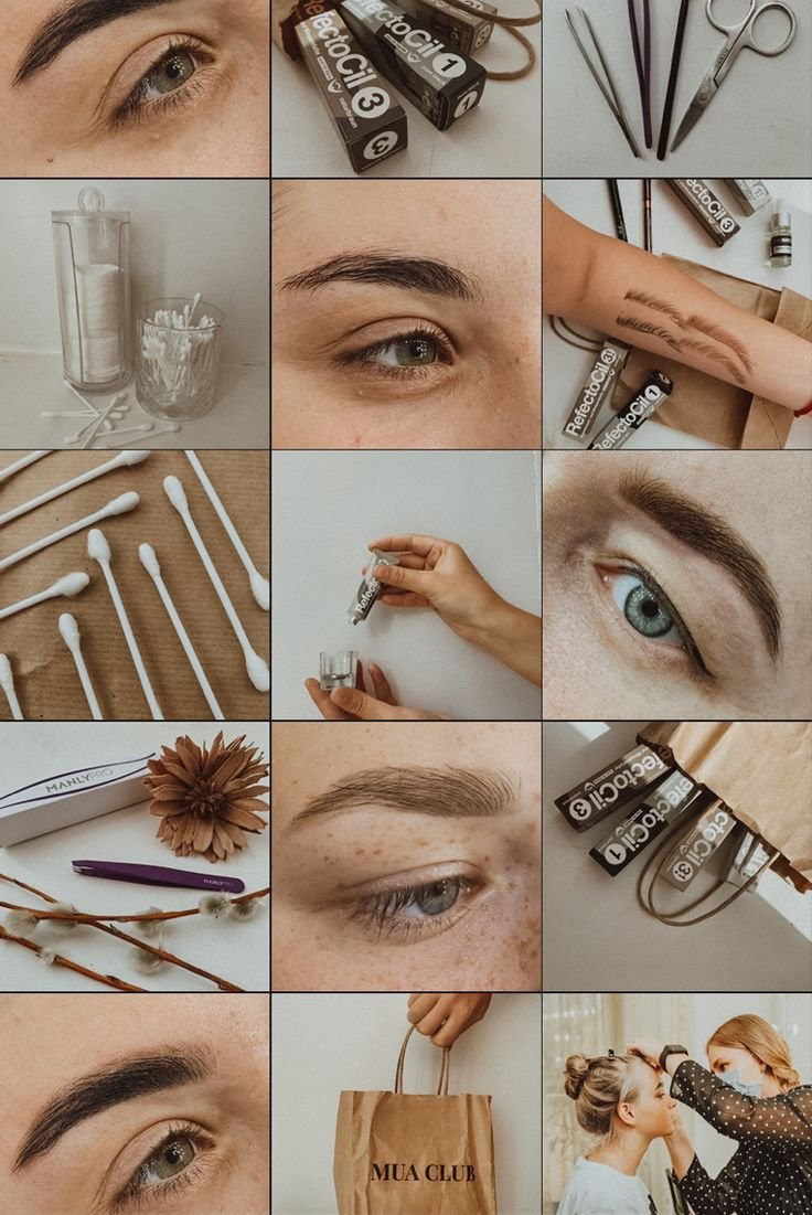 Брови дымчатый перманент