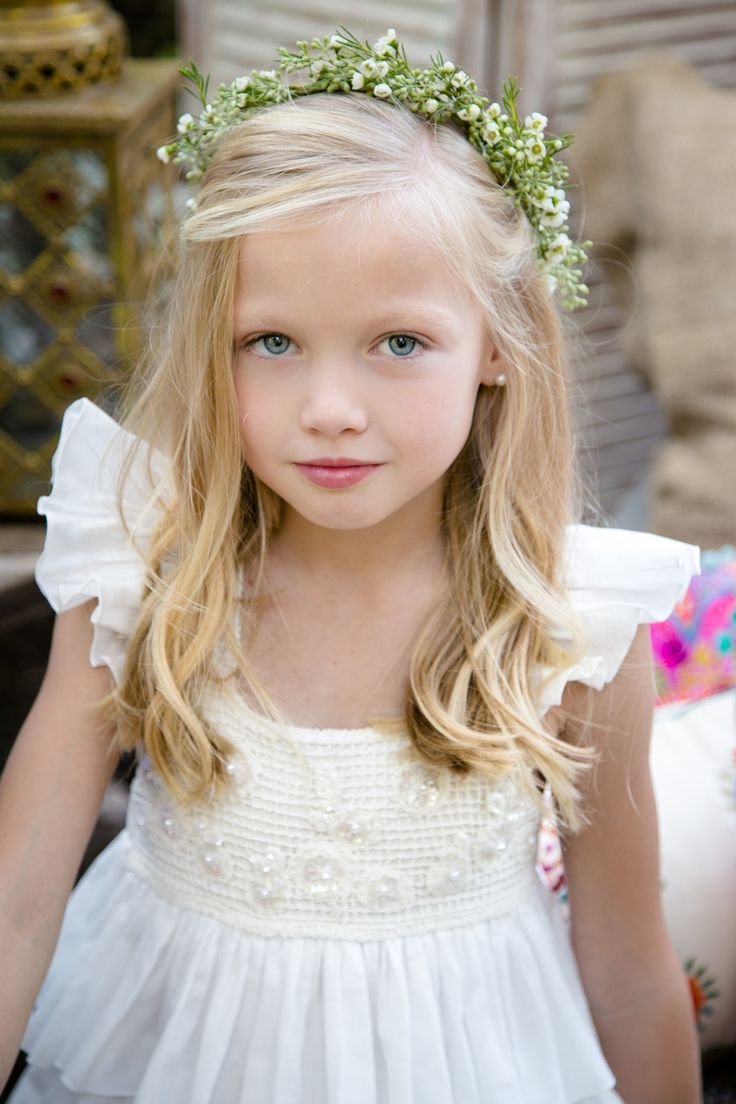 Прическа для девочки блондинки