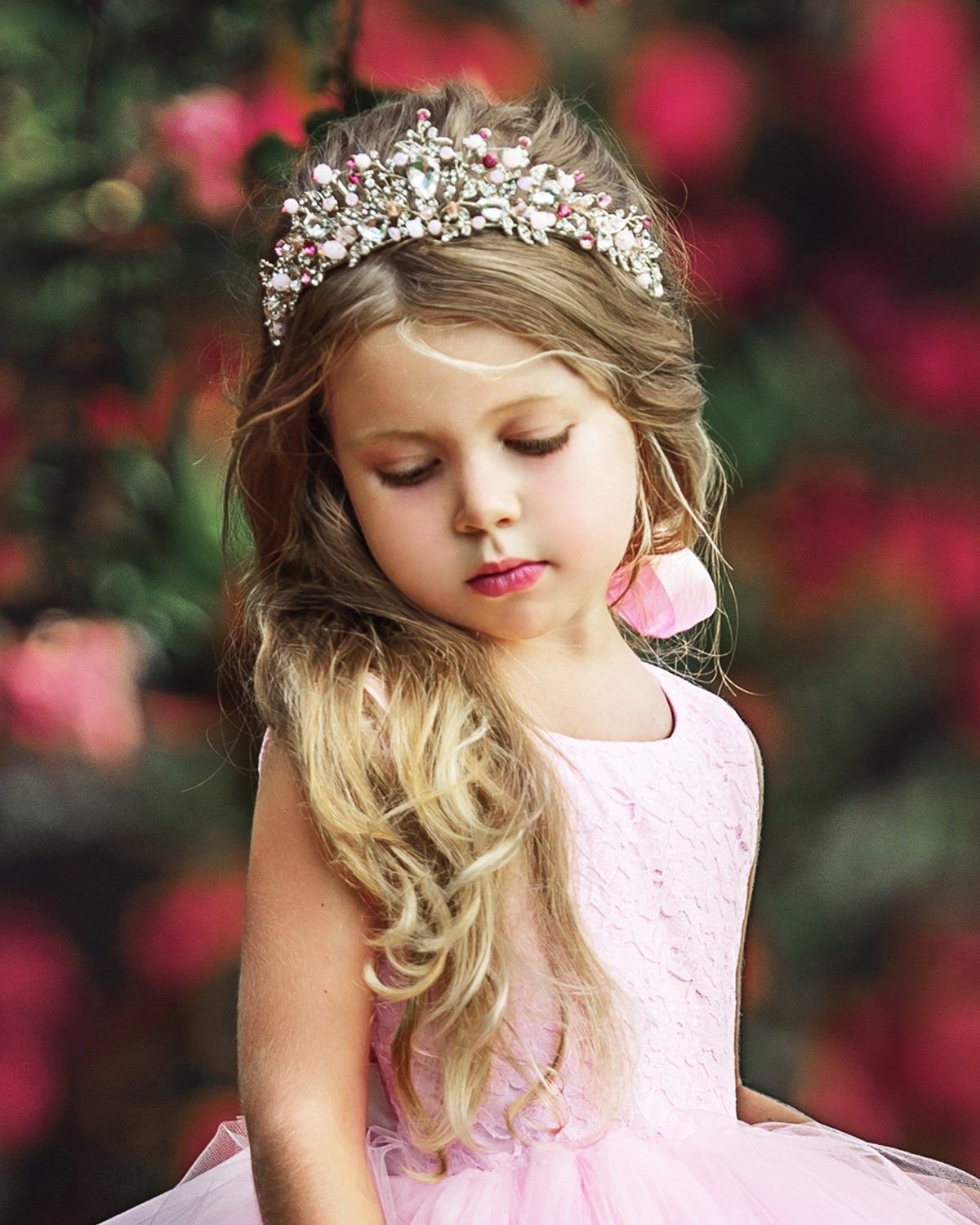 Прическу цветочные принцессы