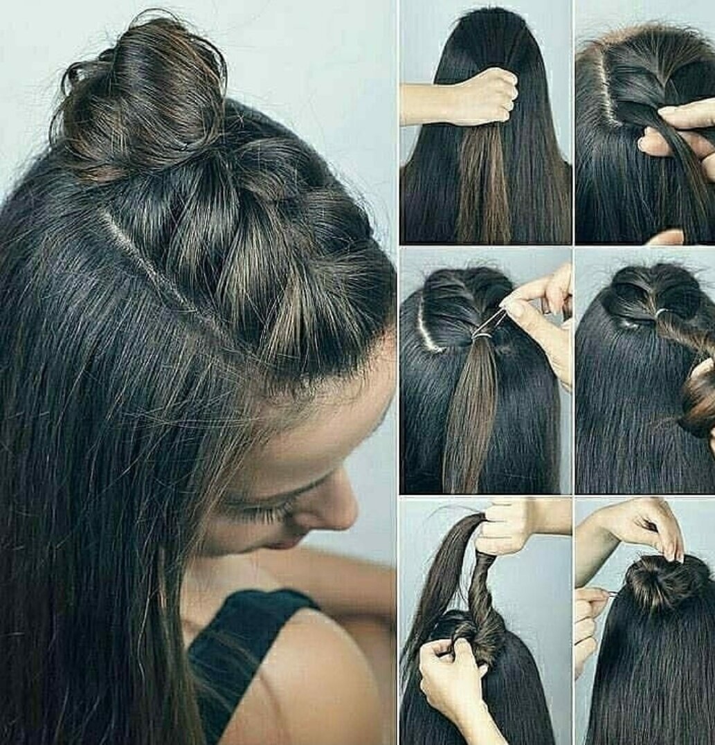 Быстрые прически на длинные волосы