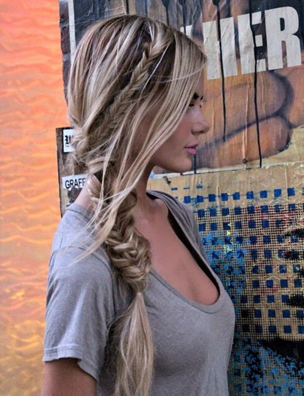 Омбре на русые волосы