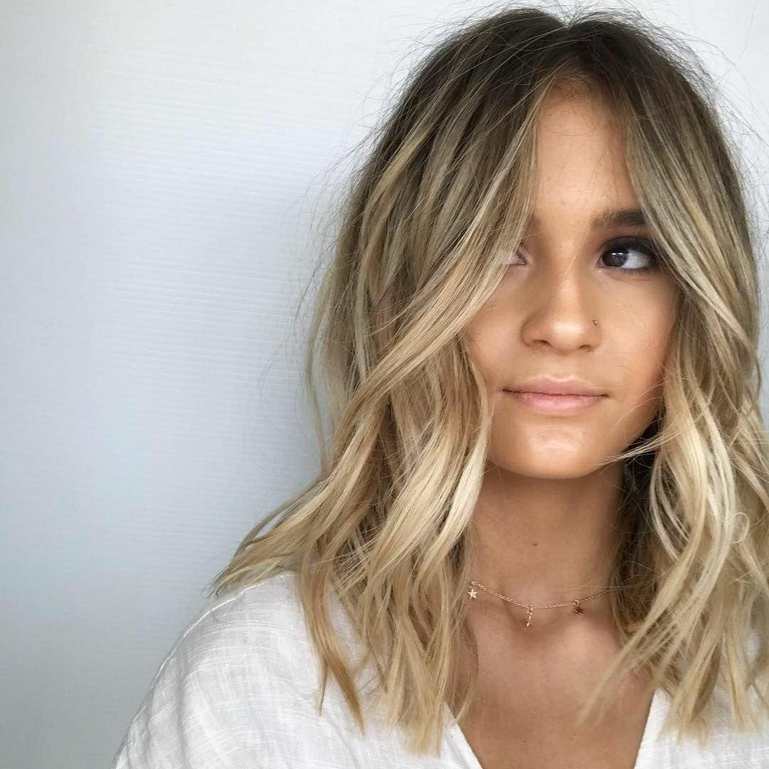 Джессика Альба с мелированием