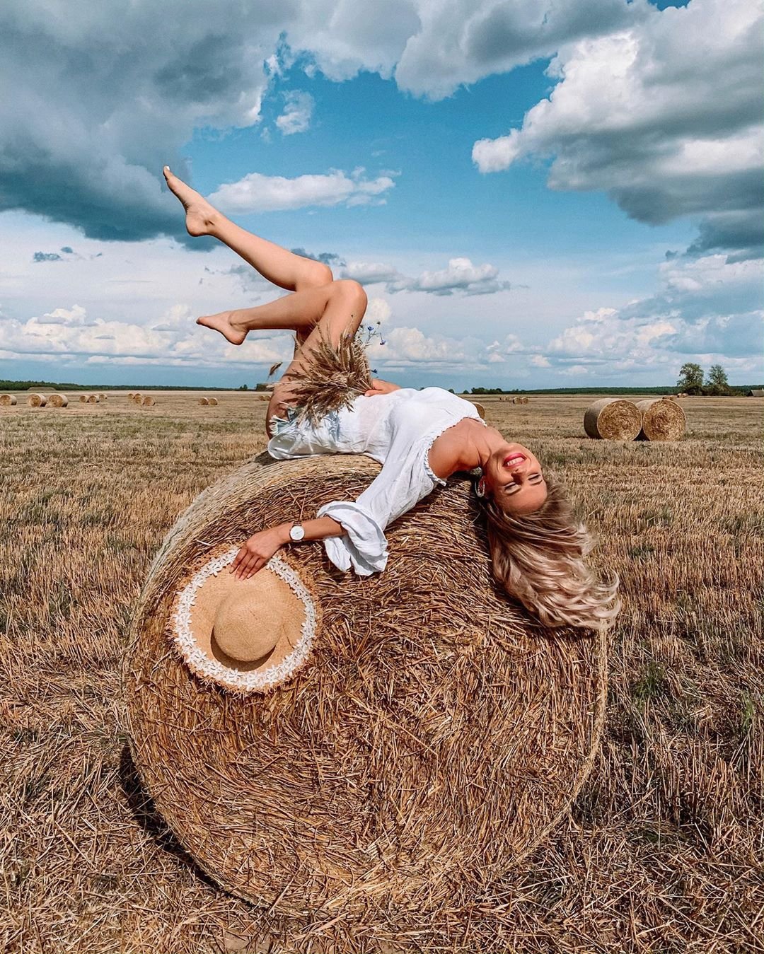 Фотосессия в поле