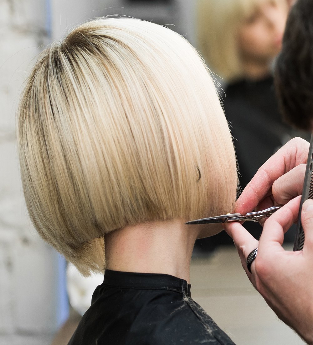 Стрижка полукругом