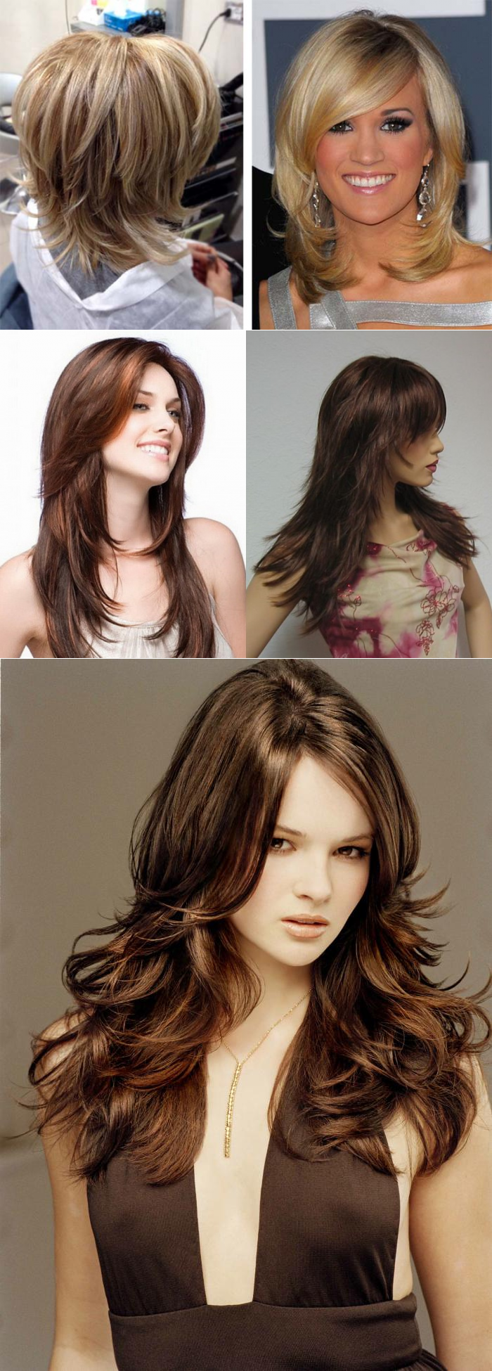 Итальянка стрижка женская на длинные