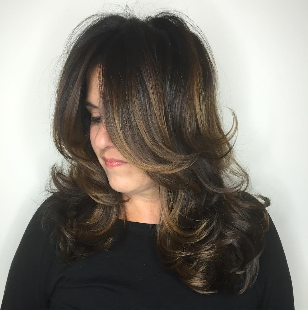 Балаяж для женщин после 50 лет