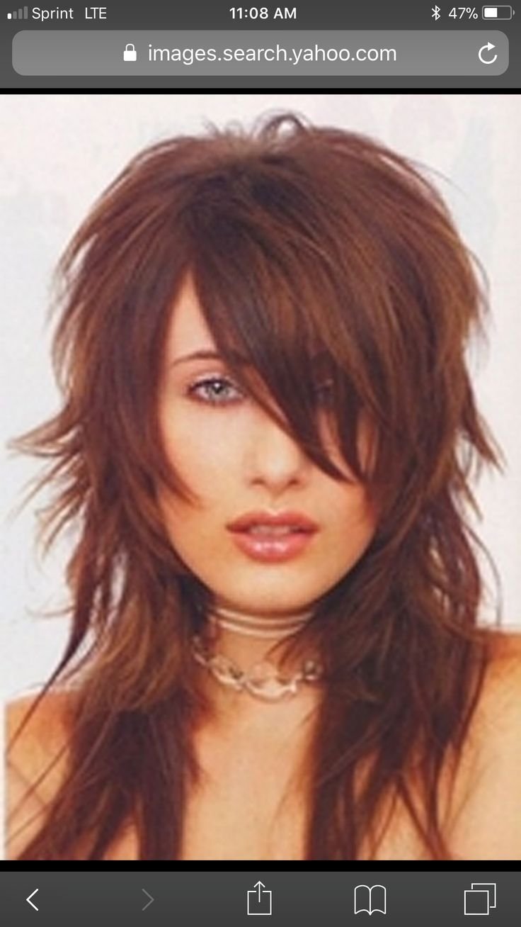 Long layers стрижка