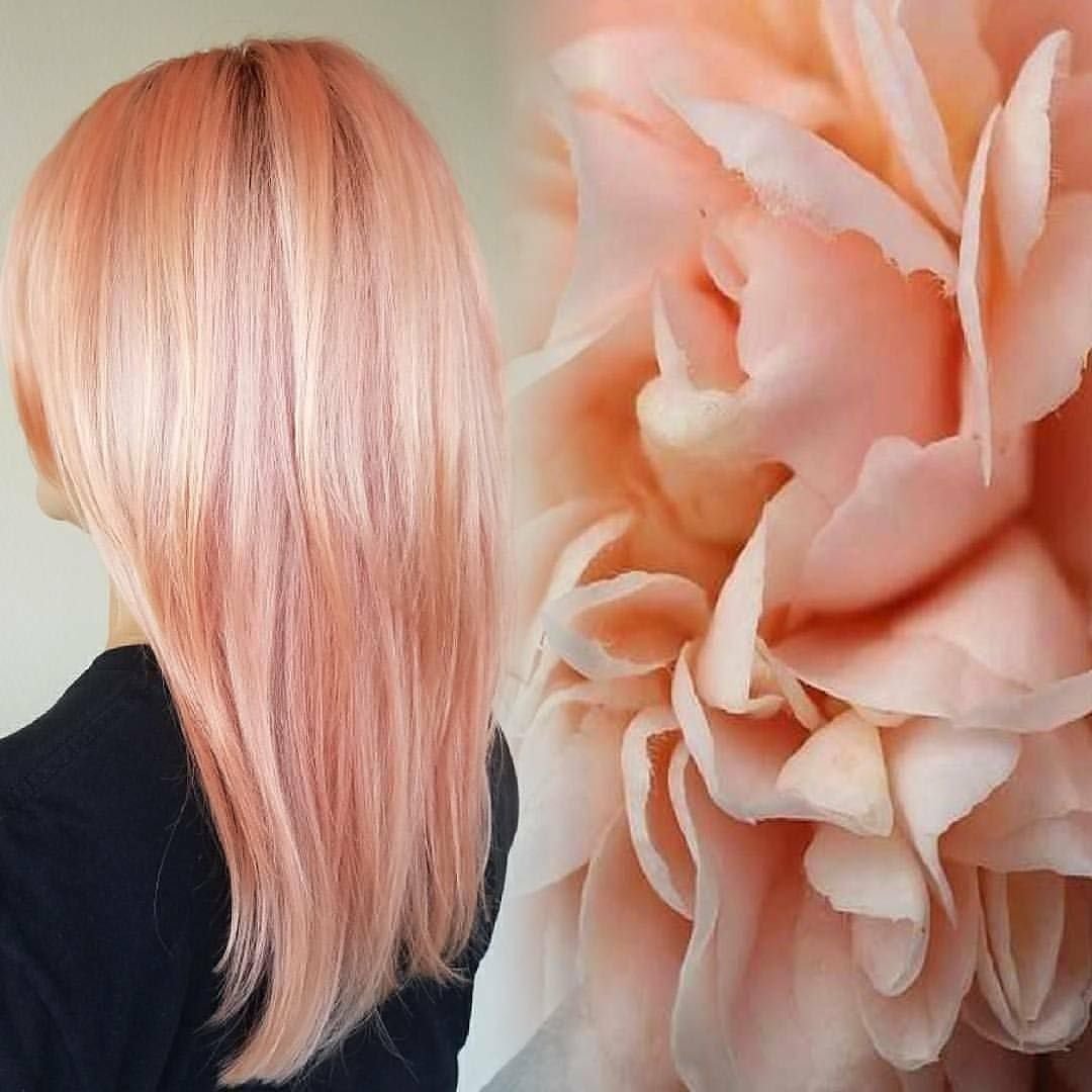 Персиковые цветы