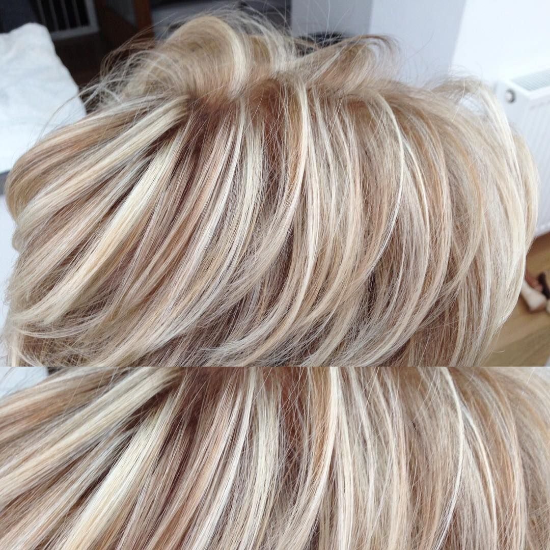 Мелирование блонд теплые оттенки