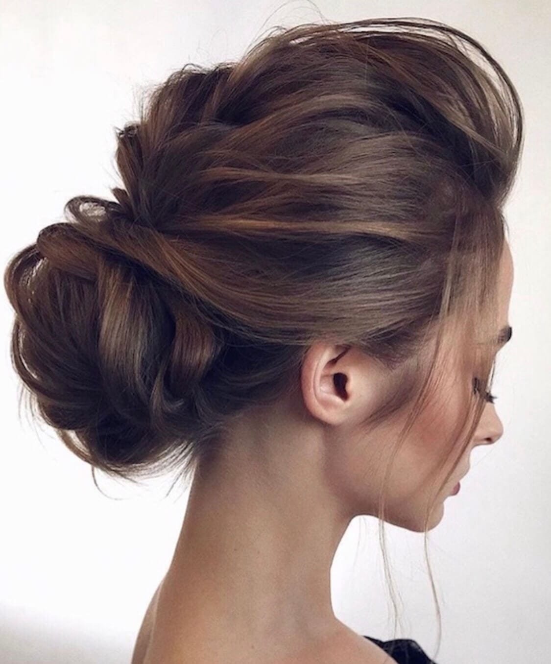 Прическа пучок