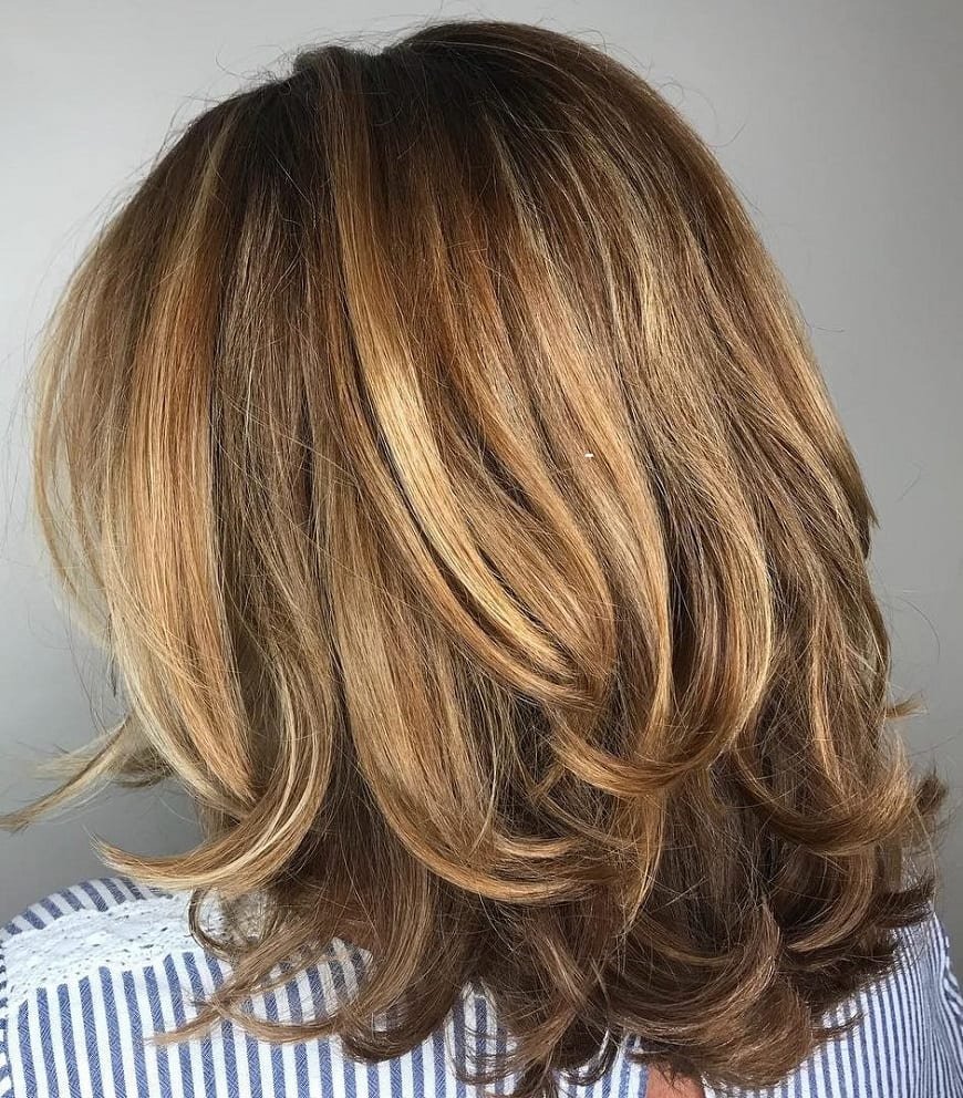 Окрашивание на каскадную стрижку