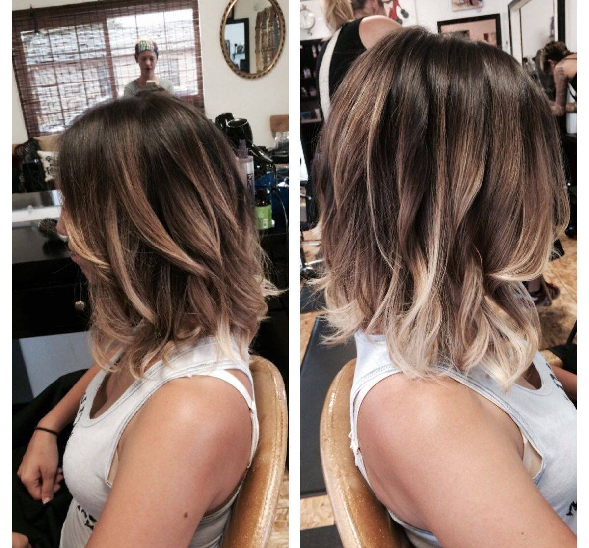 Техника балаяж окрашивание волос каре