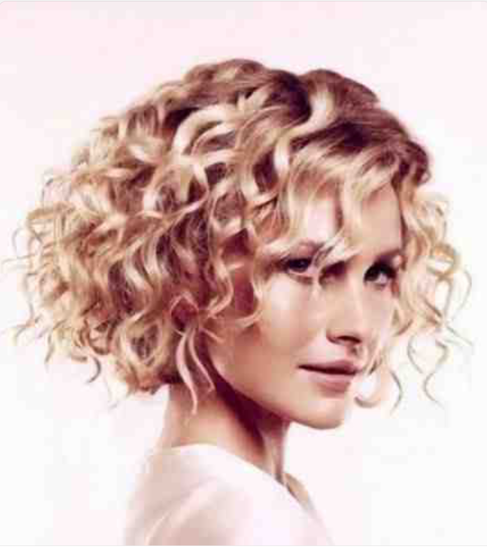 Химическая завивка на каре