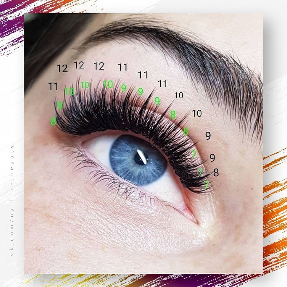 Наращивание ресниц Ким Кардашян эффект