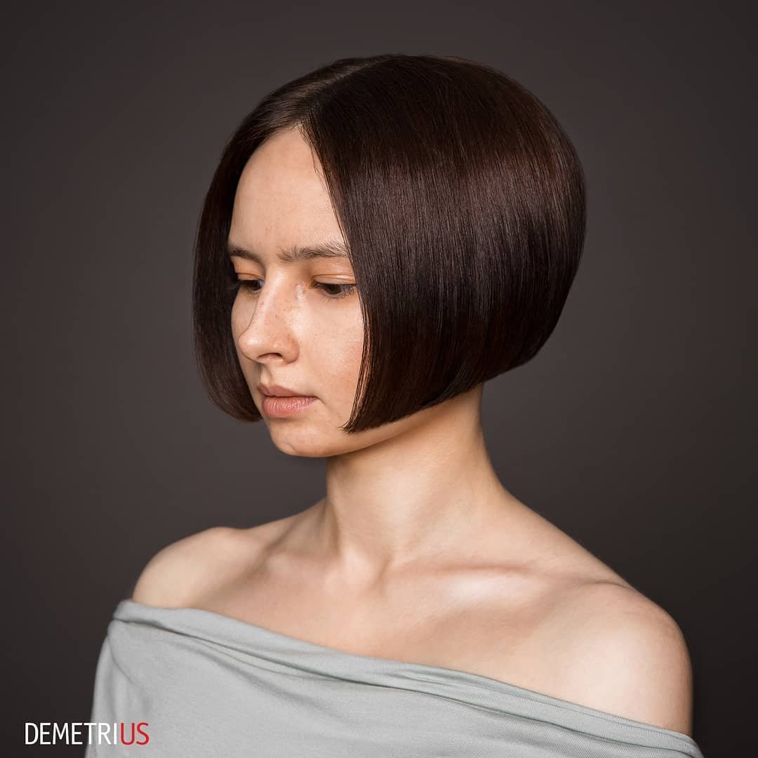 Короткое каре без челки