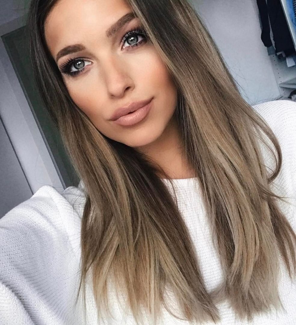 Мелирование на шоколадный цвет волос