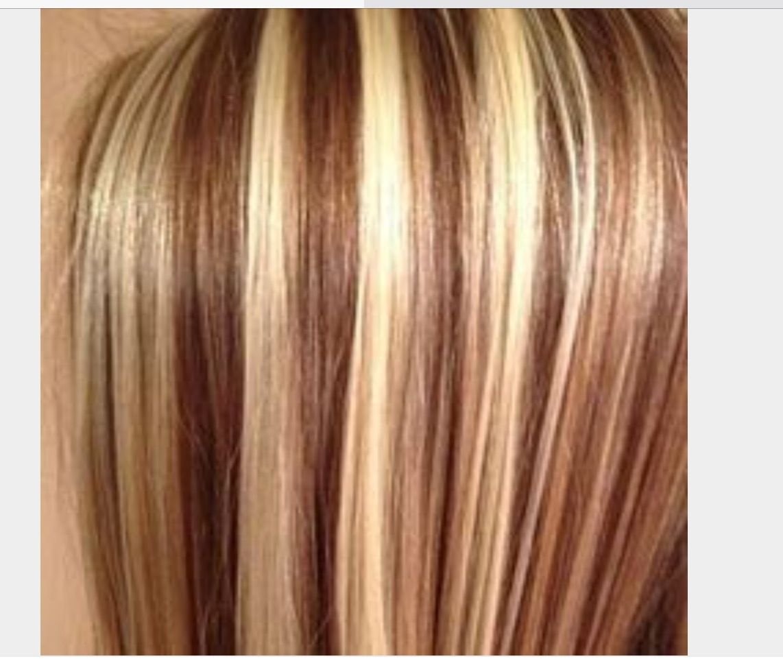 Девушка с мелированными волосами