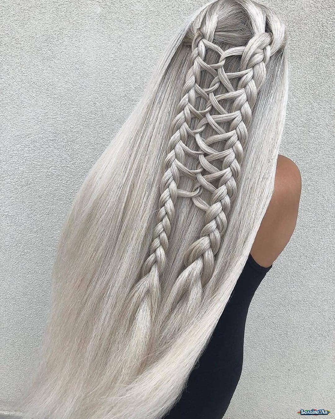 Длинные толстые косы