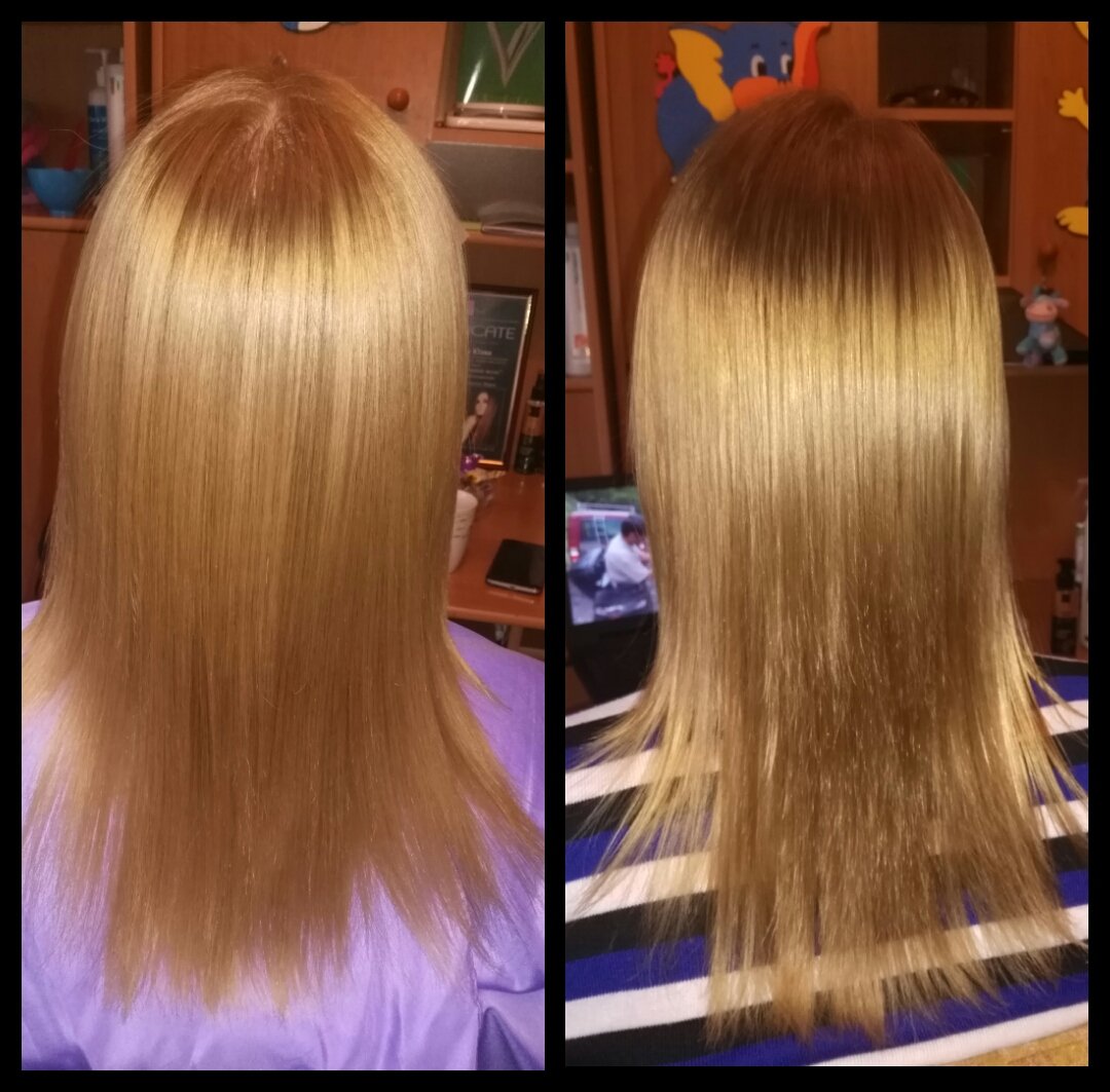 Кератиновое выпрямление волос на Каскад