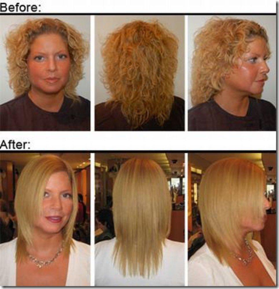 Стрижка на сожженные волосы