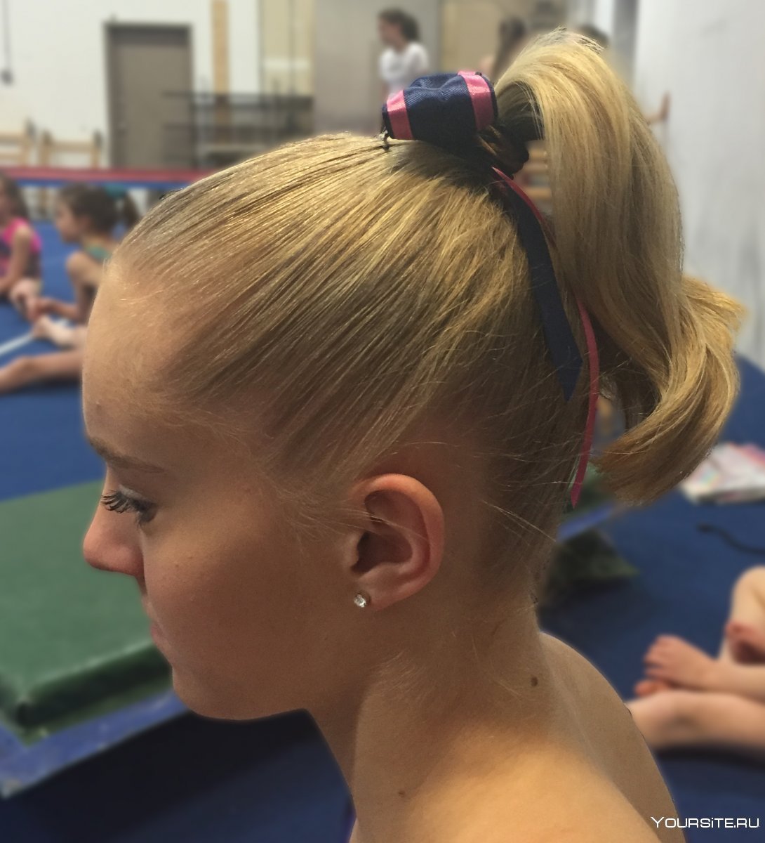 Гимнастическая прическа