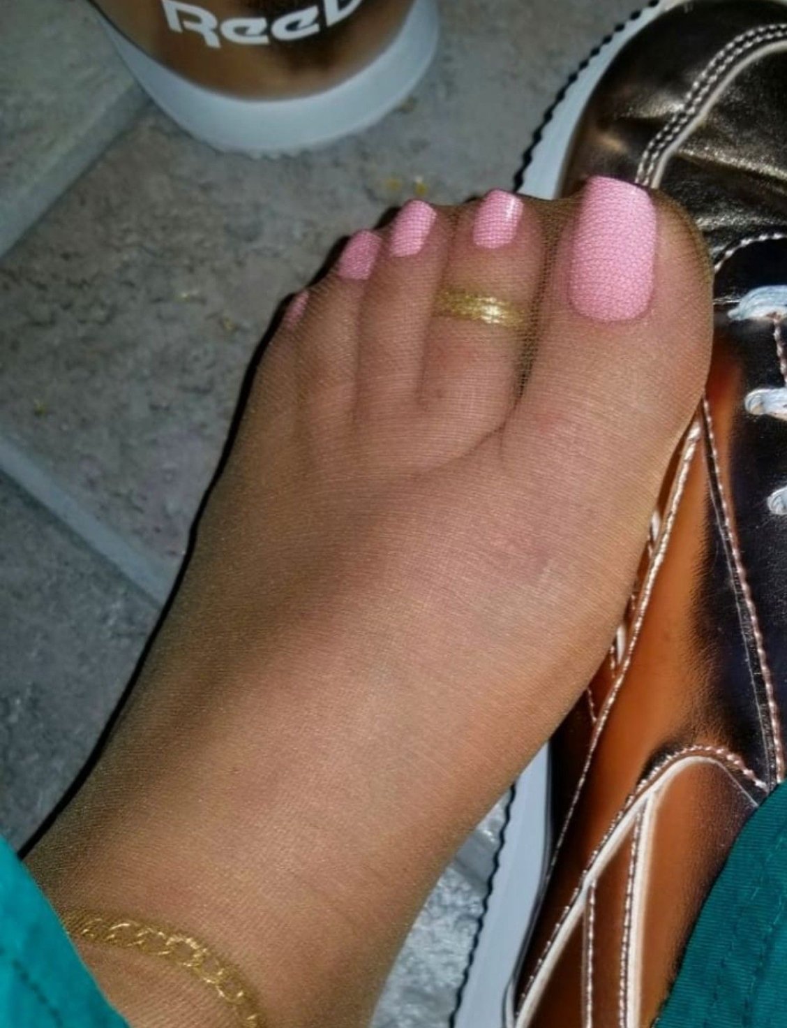 Педикюр в нейлоне