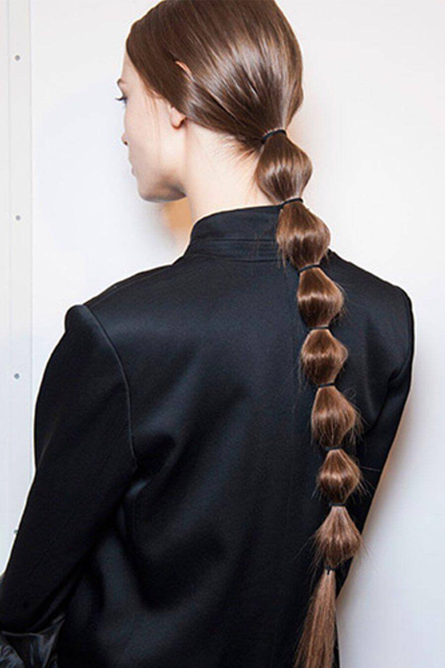 Плетение косичек с хвостом