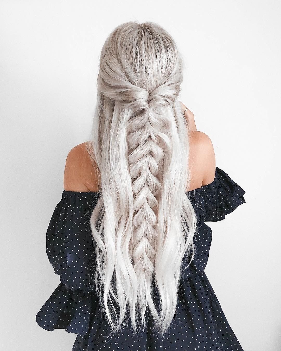 Причёски из канекалона на длинные волосы