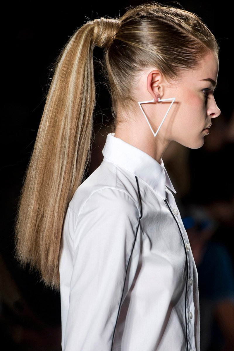 Косичка высокий хвост