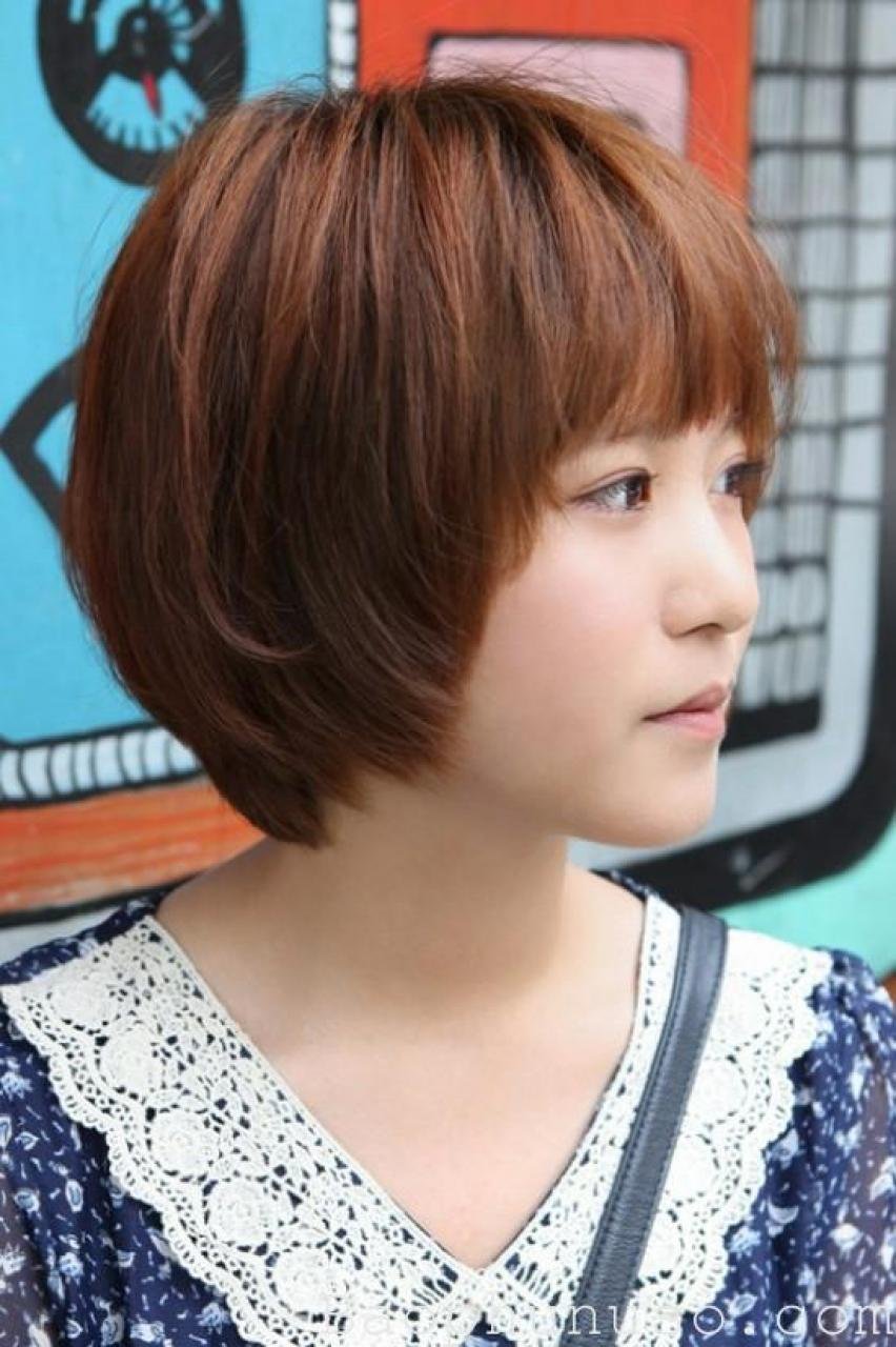 Korean short Hairstyle Боб