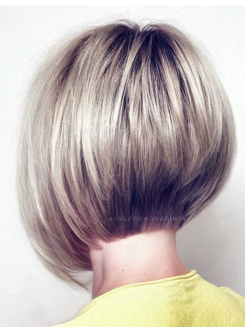 Стрижка градуированный Боб с асимметрией