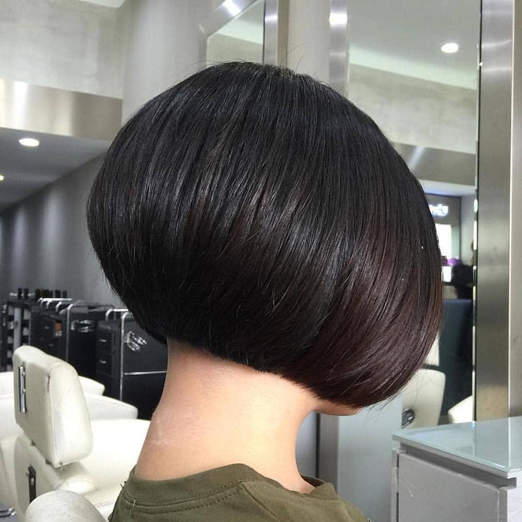 Прическа Боб каре вид сзади