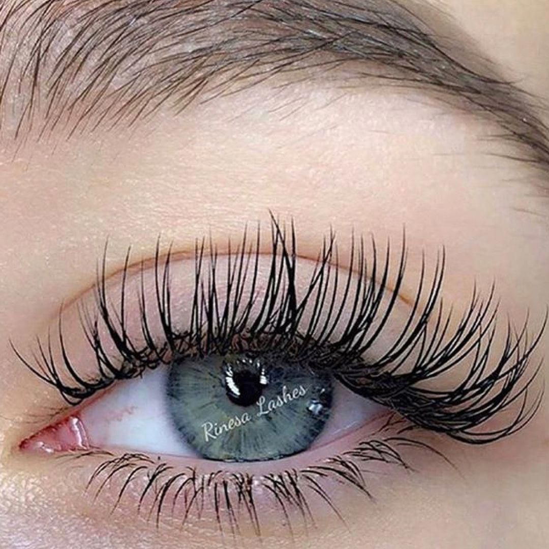 Беличий эффект наращивание ресниц классика