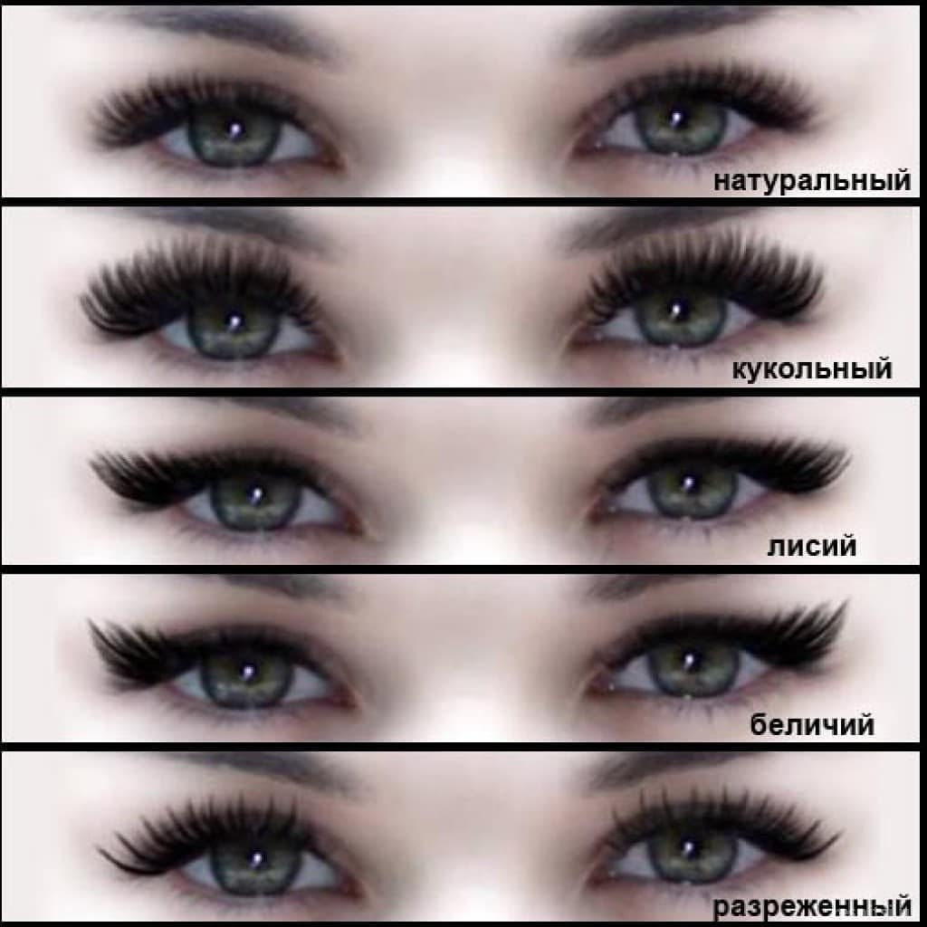 Наращивание 2д беличий эффект