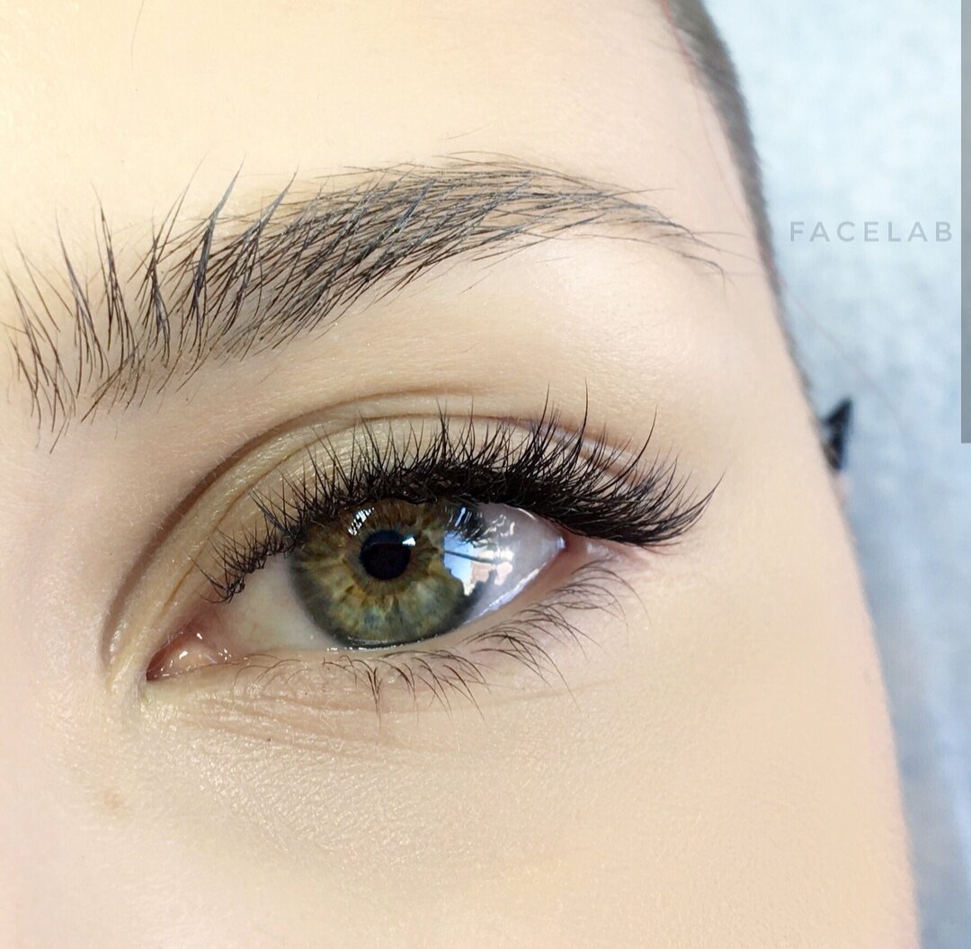 Ресницы рваный эффект