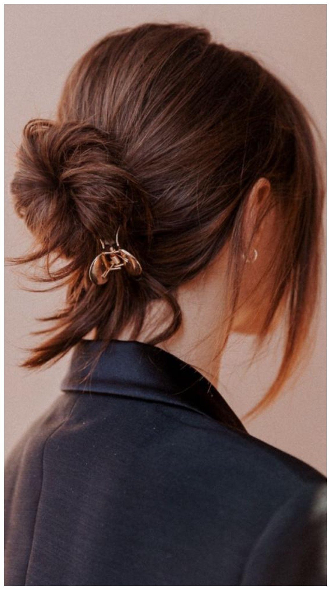 Причёски с крабиком на средние волосы