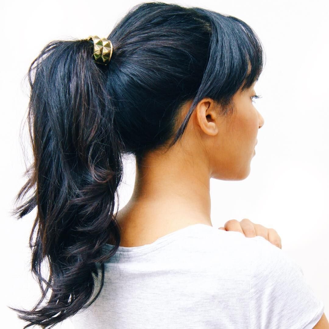 Конный хвост прическа