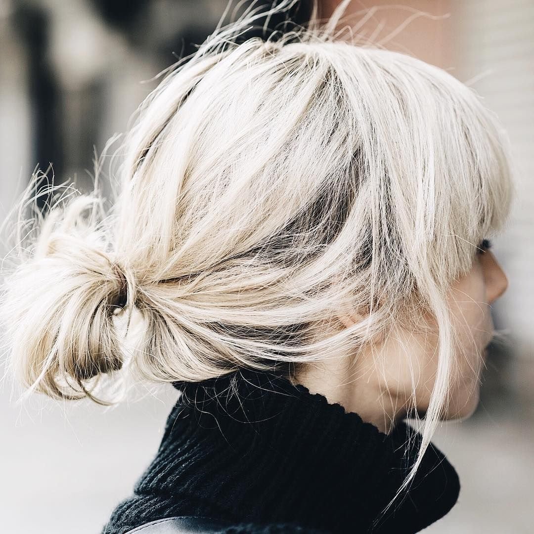 Короткие светлые волосы Эстетика