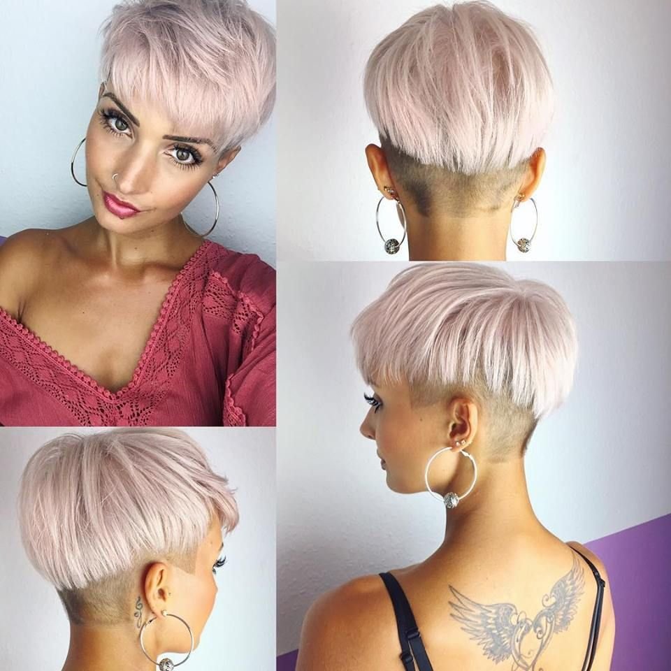 Креативные короткие стрижки для женщин с коротким затылком