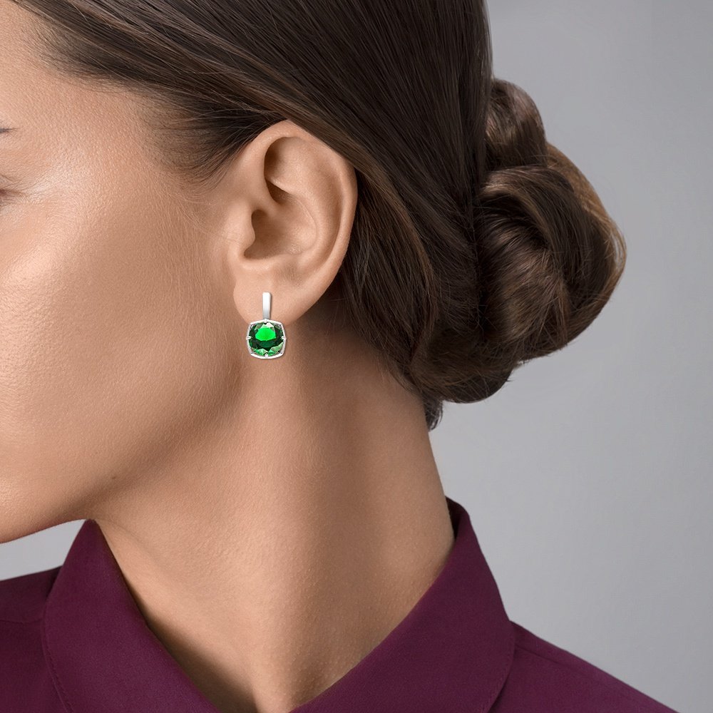 Серьги с крупным жемчугом