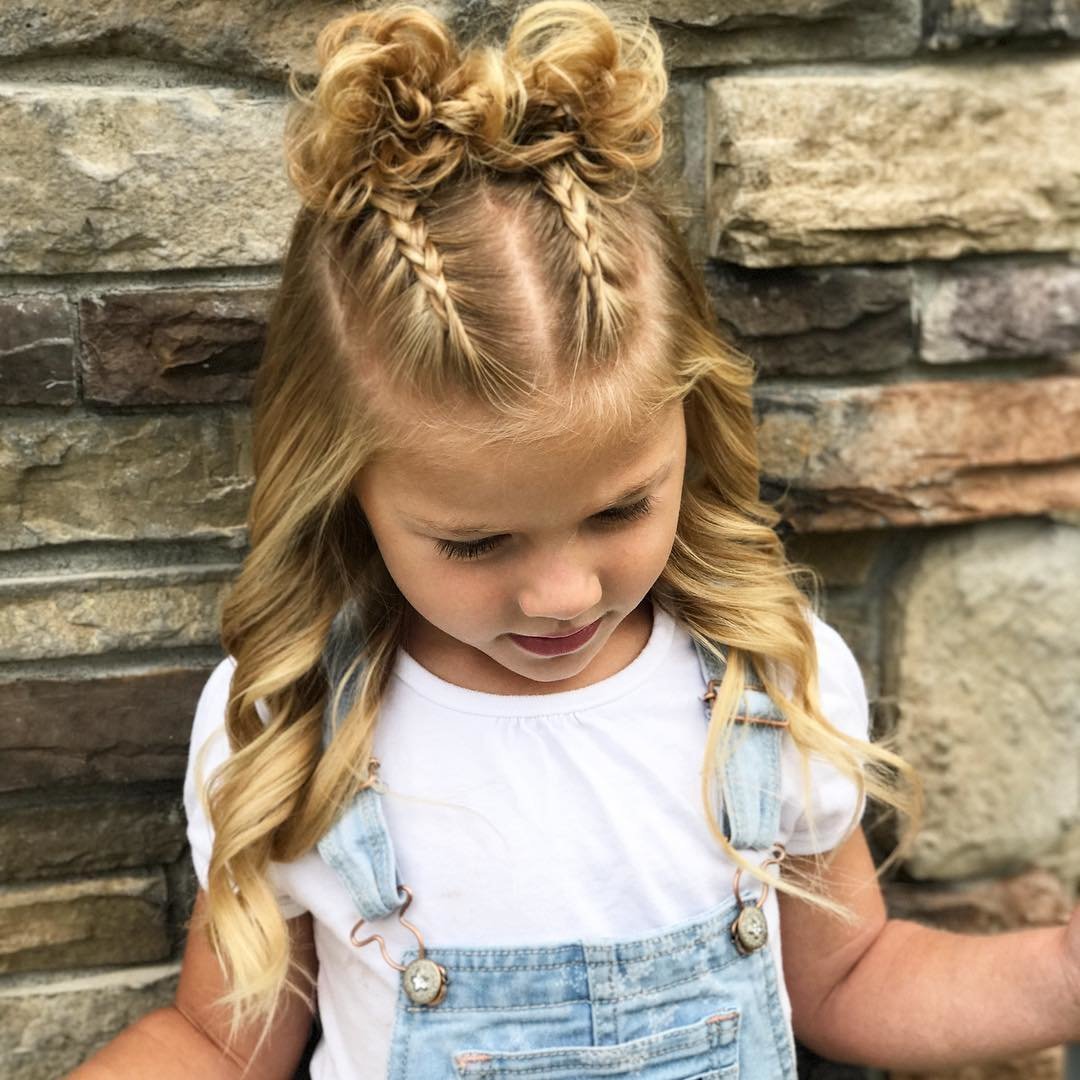 Модные прически для девочек