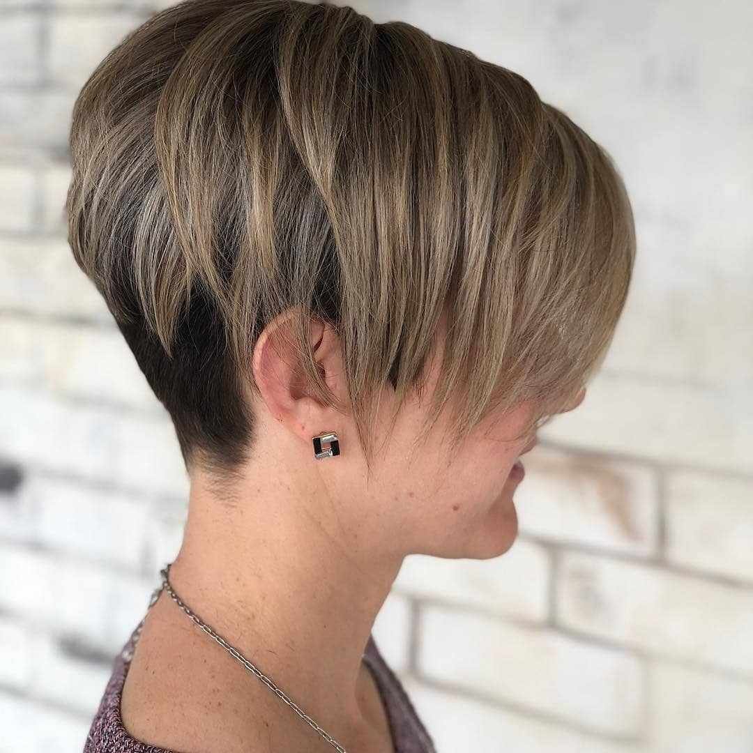Стрижки Боб Пикси для женщин за 50