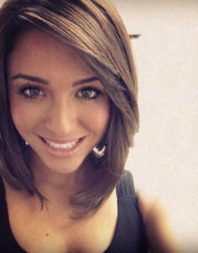 Long Bob с косой челкой