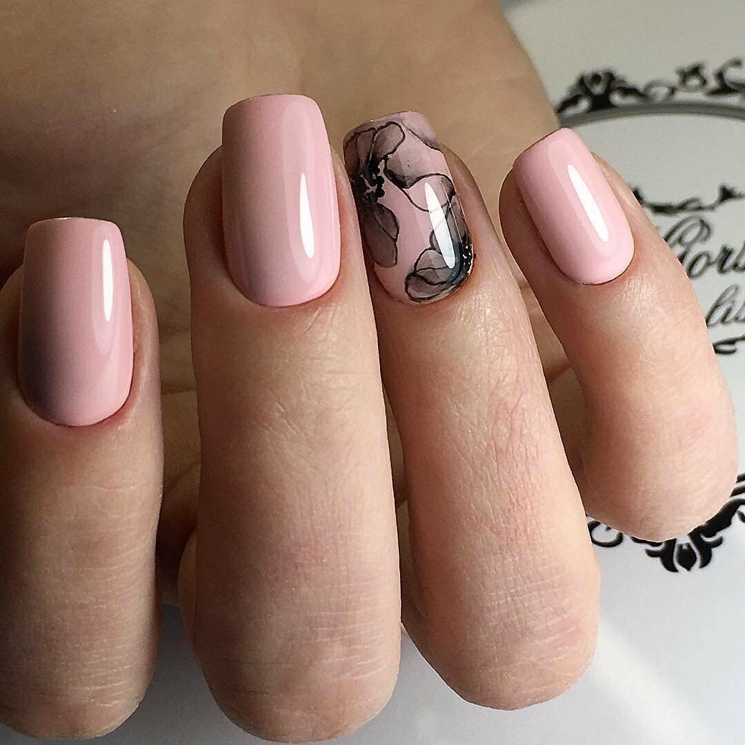 Маникюр вуаль