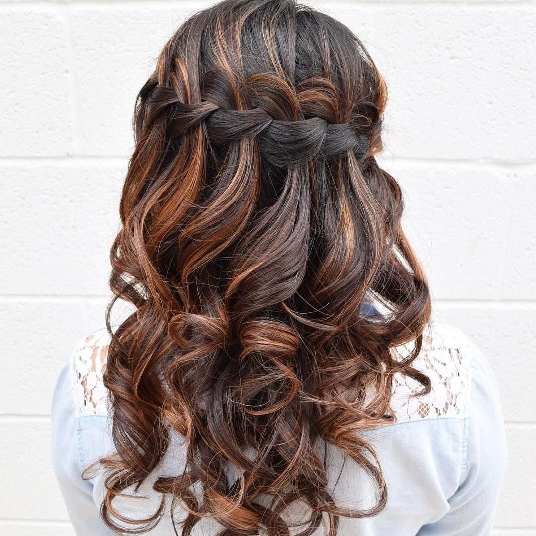 Коса французский водопад