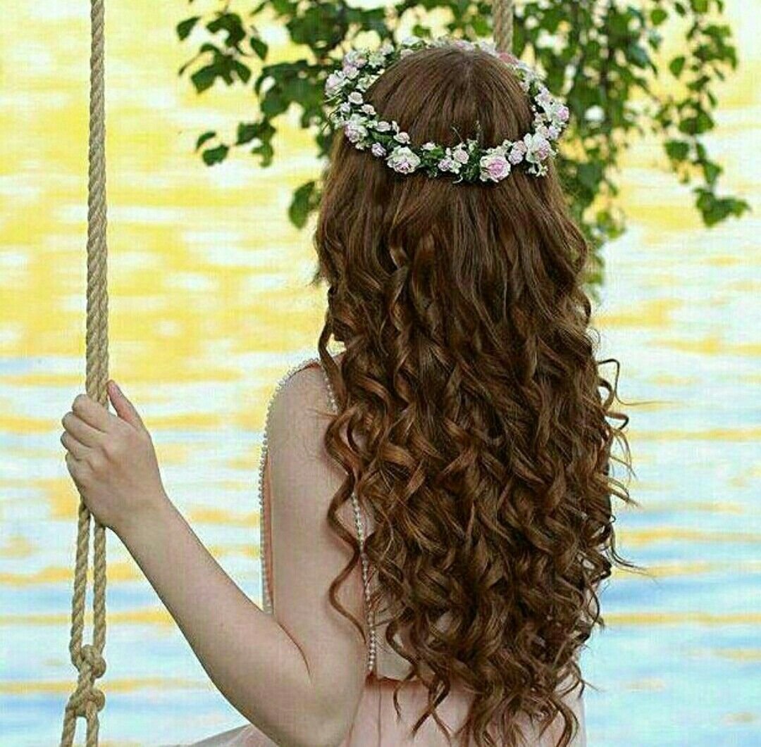 Кудри с косичками маленькими и кольцами