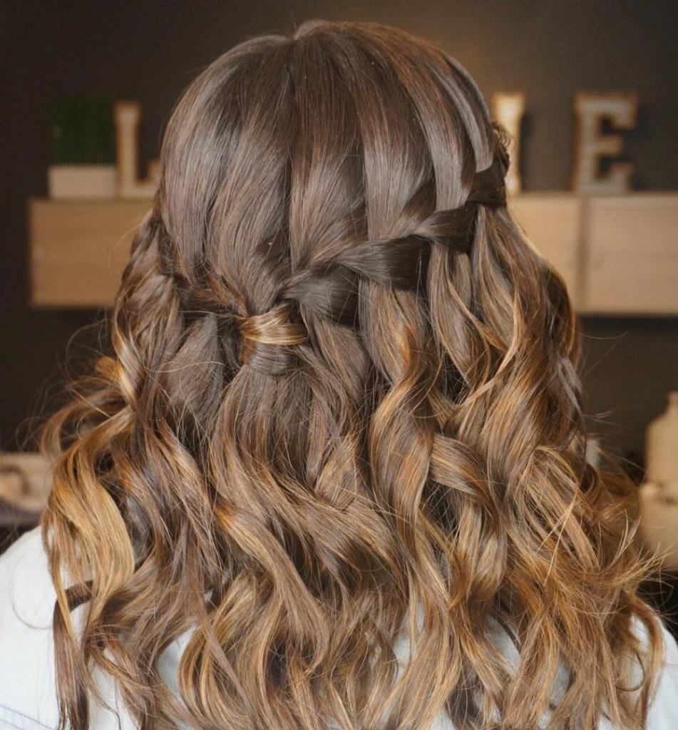 Коса французский водопад