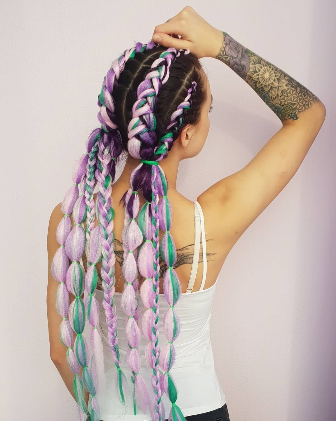 Косички брейды с канекалоном